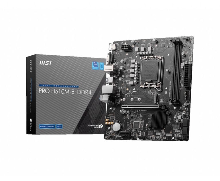 image for New MSI H610M-E motherboard 