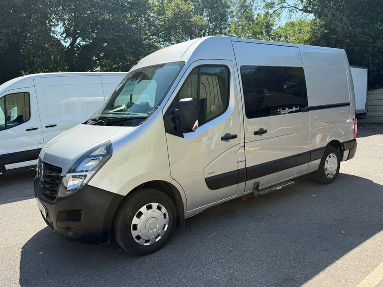 2020 VAUXHALL MOVANO 2.3L DIESEL SILVER MANUAL 9 SEATER CREW COMBI VAN - 97K