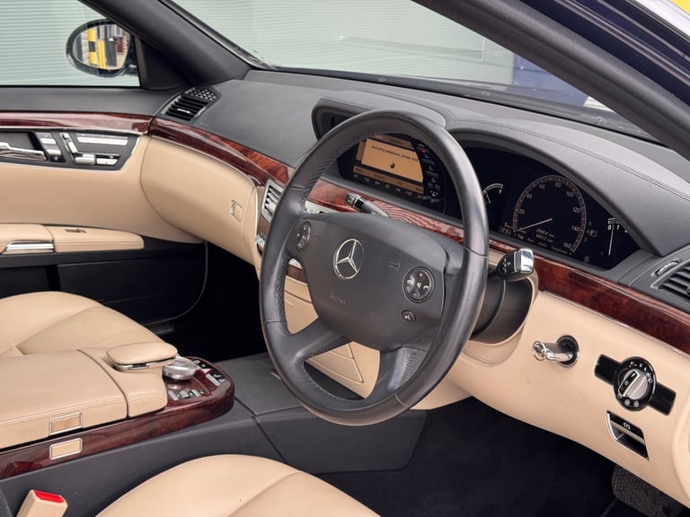 MERCEDES-BENZ S500 5.5 V8 PETROL AUTO 5DR SALOON 2007 [57] BLUE