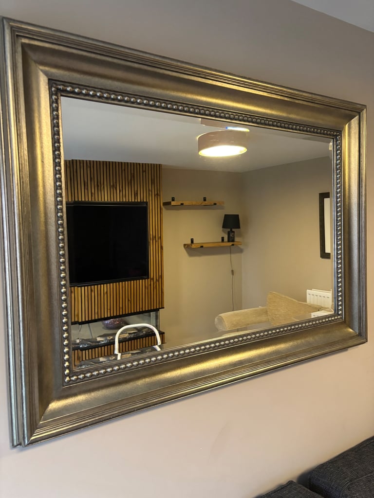 image for Next Pewter Mirror 