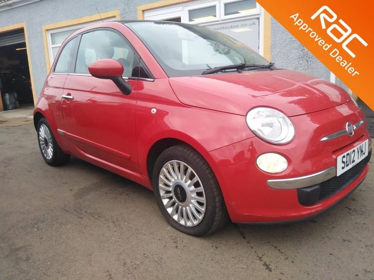 2012 Fiat 500 1.2 Lounge Hatchback 3dr Petrol Manual Euro 5 (s/s) (69 bhp) Hatchback Petrol Manual