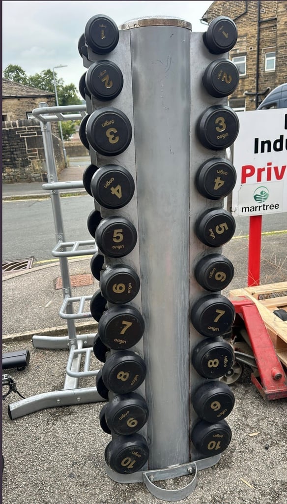 Dumbbells set 1-10kgs sets £450