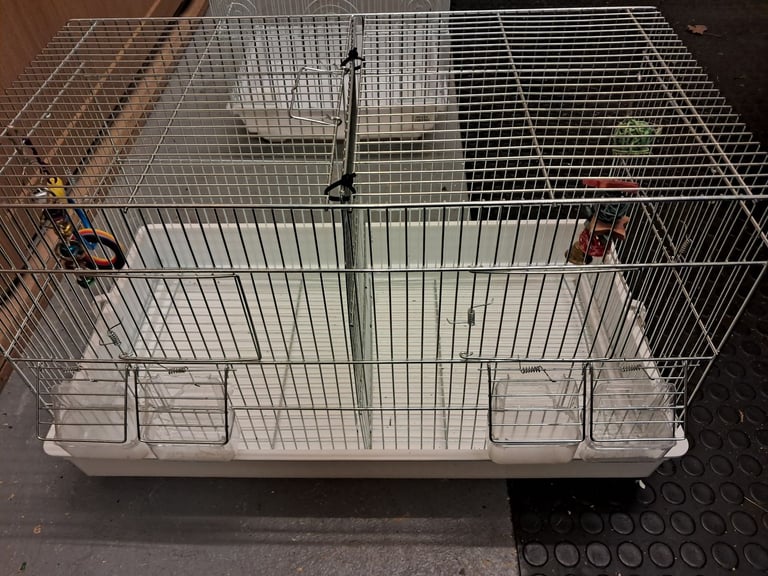 3 bird cages , small , breeding & large 