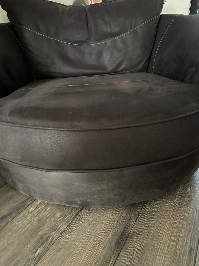 Sofology Dark Grey Loveseat Cuddler Chair GREAT CONDITION!