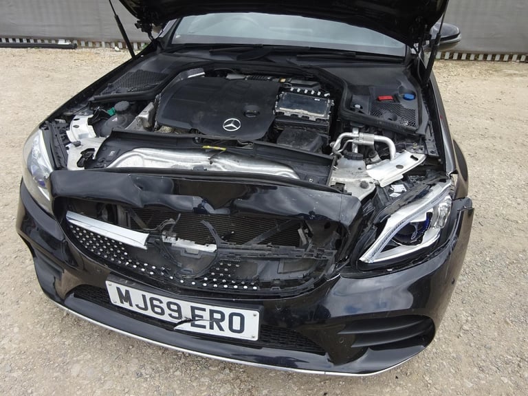2020 69 REG MERCEDES C300 AMG LINE ED PREMIUM HYBRID DIESEL AUTO DAMAGED SALVAGE