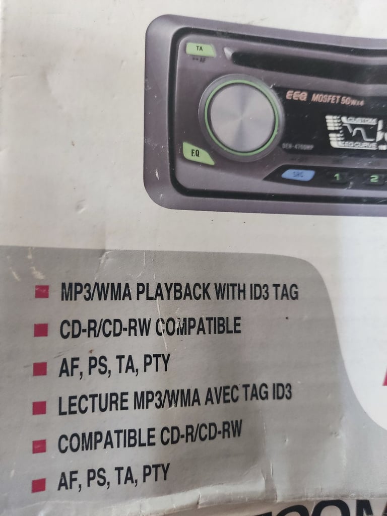 Pioneer car radio/cd player 50x4 output MP3 WMA  £50 Ono  