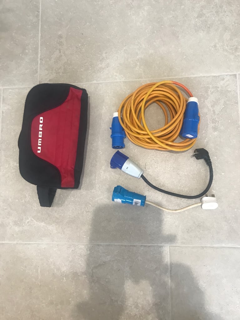 Caravan Mains connection lead