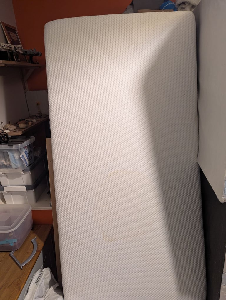 image for Single bed for sale with mattress and headboard 