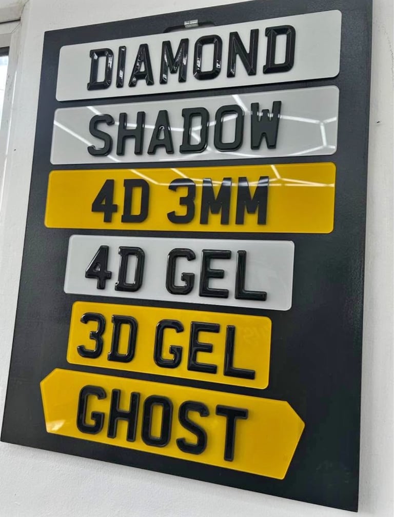 image for Number plates 2D / 3D / 4D / 5D 