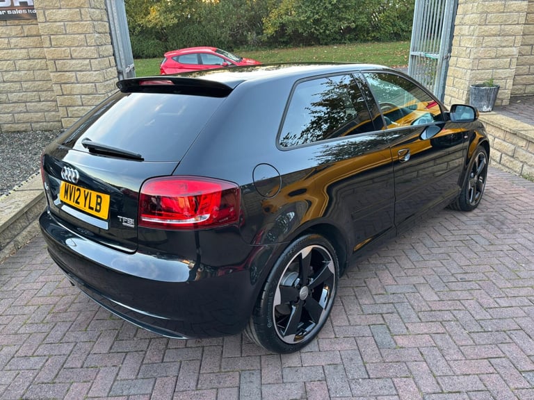  Audi A3 2.0 TFSI Black Edition S Tronic quattro Euro 5 3dr Petrol Automatic