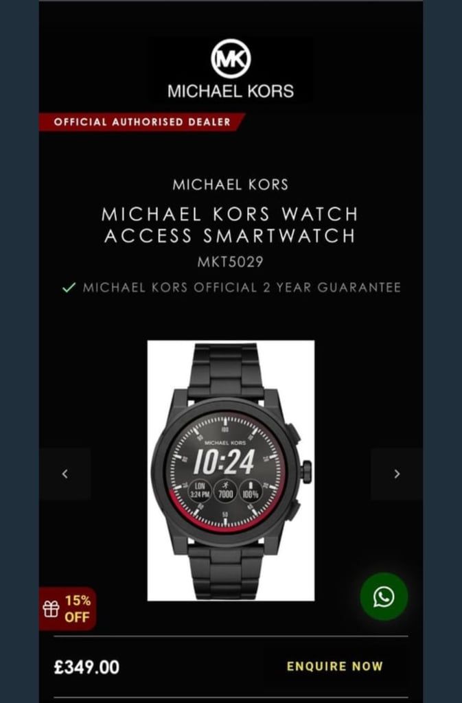 Smart watch Michael Kors Access Grayson