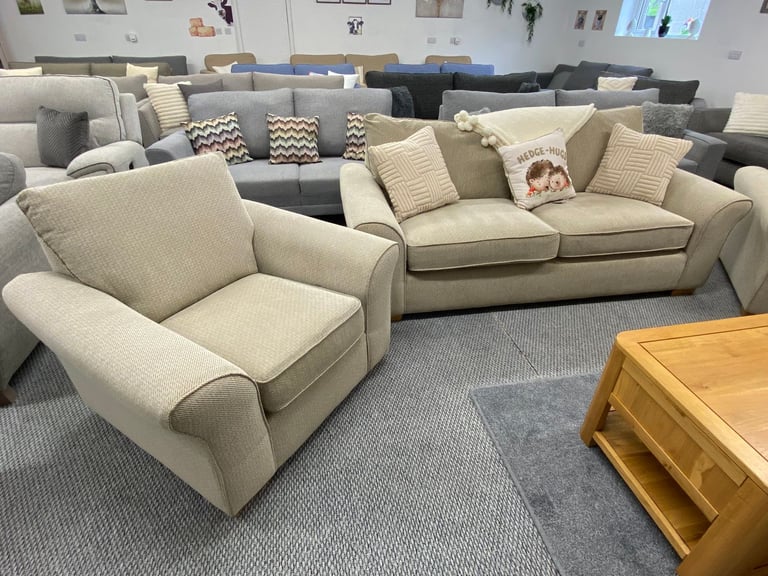 NEXT SOFA SET - COMPRISES OF 3 SEATER & 2 MATCHING CHAIRS