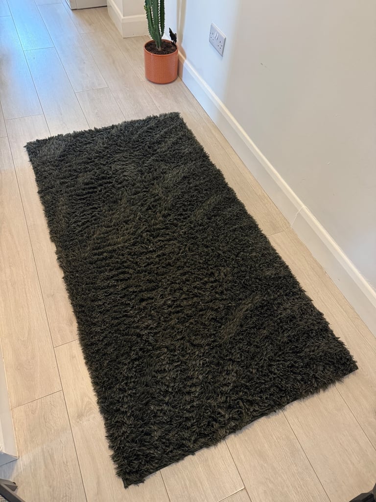 IKEA Vindebäk Green Rectangle Rug