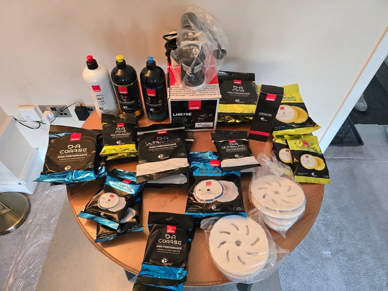 image for RUPES BigFoot LHR75E Electric Polisher Polishing KIT, Includes various pads