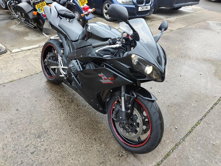 2007 56 YAMAHA YZF R1 07 4C8 SUPERBIKE 1000 BLACK NEW MOT HPI CLEAR YZFR1