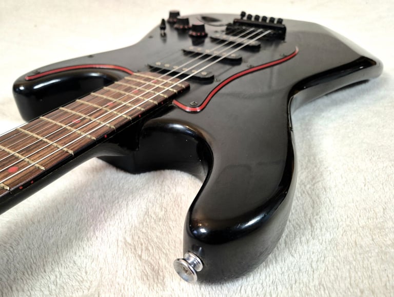 1985 Marlin Sidewinder Gothic Stratocaster 