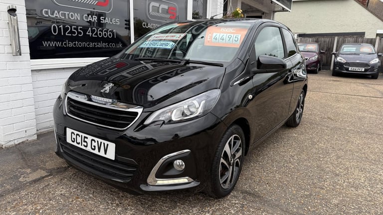 2015 Peugeot 108 1.2 PureTech Allure Euro 6 3dr HATCHBACK Petrol Manual