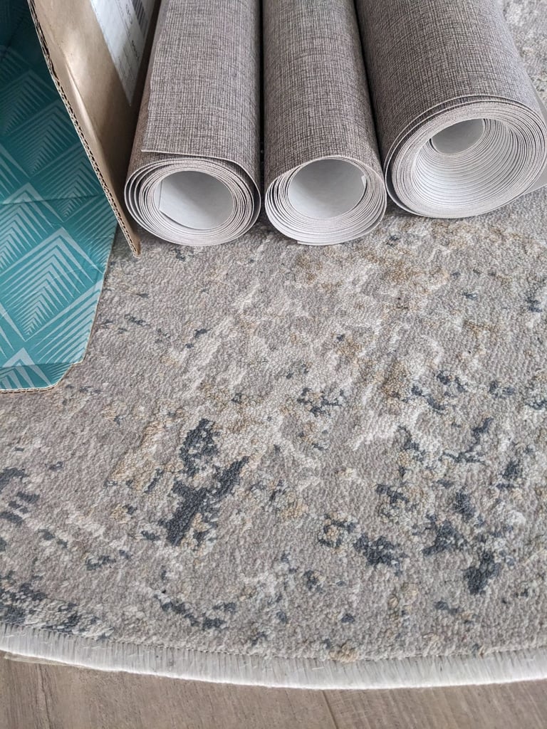 Graham & Brown wallpaper - linen chocolate brown 9m