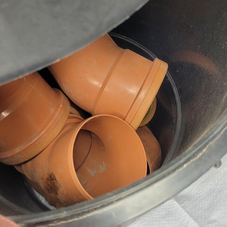 New Drainage Risers Chambers & Fittings 110 & 160mm