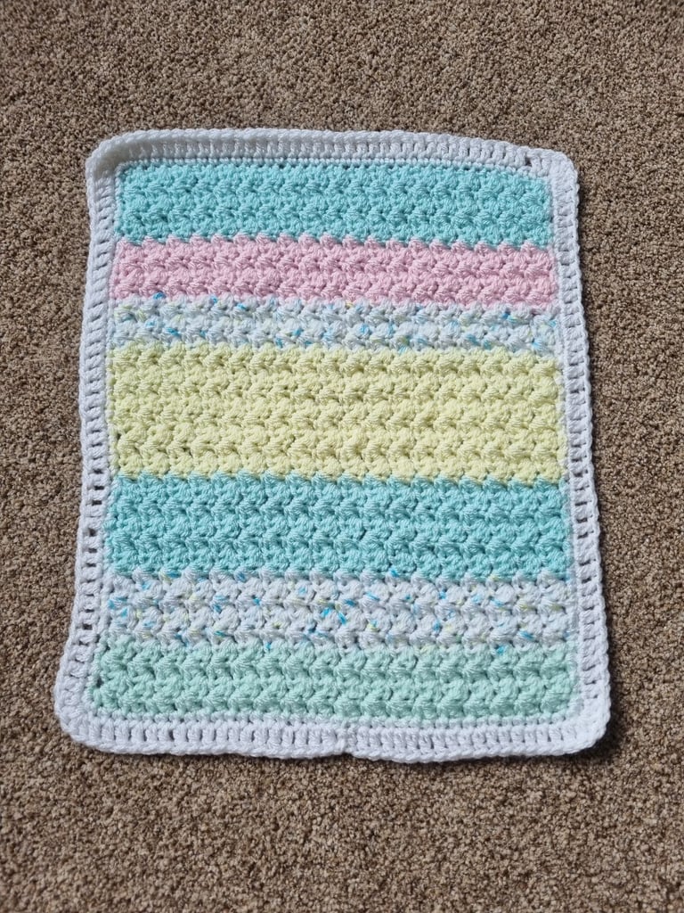 Hand-made Baby Doll's Crochet Blankets  £2.00 each. 