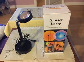 In good working order this SUNSET LAMP 