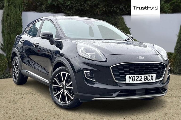 2022 Ford Puma 1.0 EcoBoost Hybrid mHEV Titanium SYNC3 NAVIGATION, REAR PARKING SENSORS, P Hatchb...