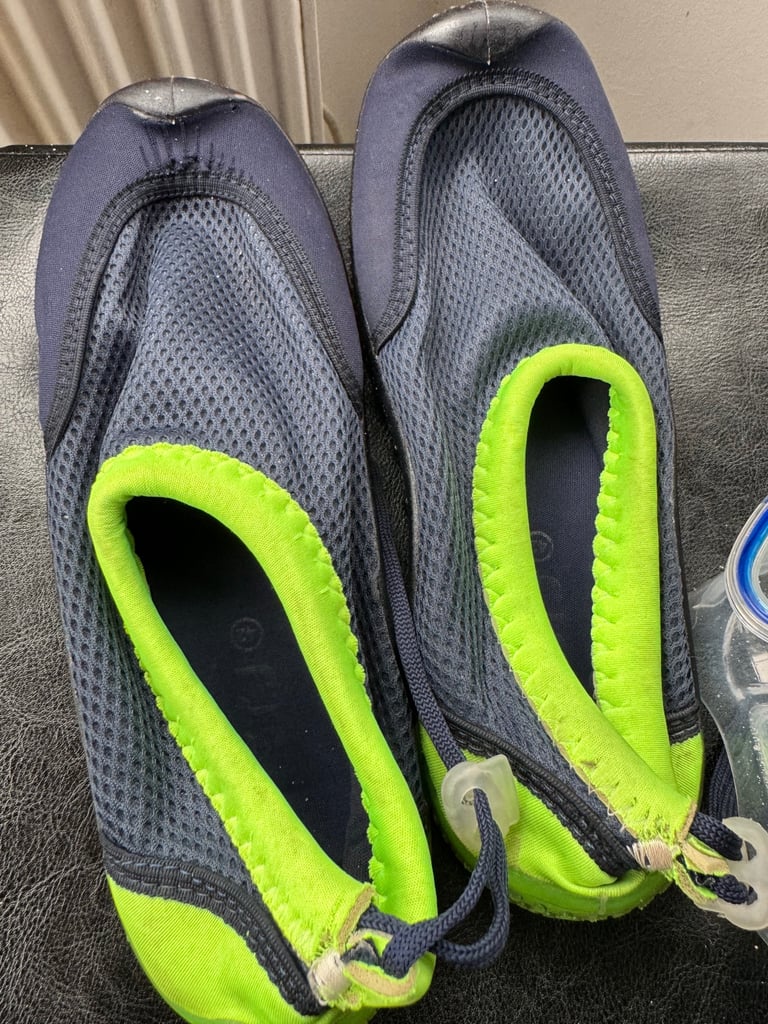 Snorkel and Mask Set with Water Reef Walking Shoes