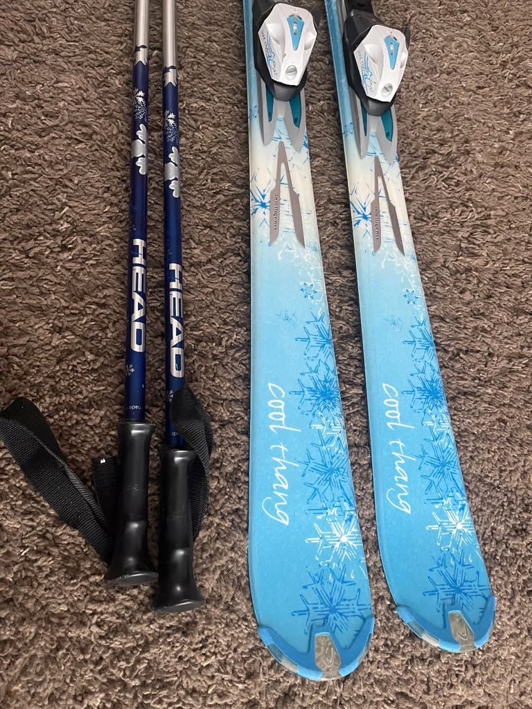 Head skis, poles and ski bag