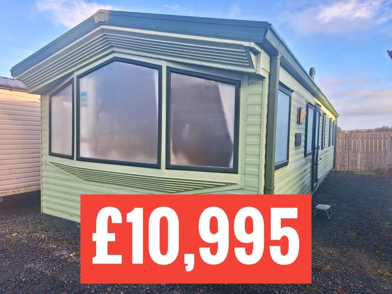 OFF SITE static caravan Scotland double glazed & heated 3bed BK Bluebird Seville