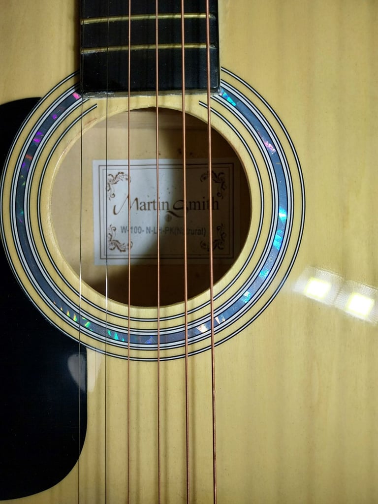Martin Smith Full Size W100 NHL PK Left Handed Acoustic Guitar