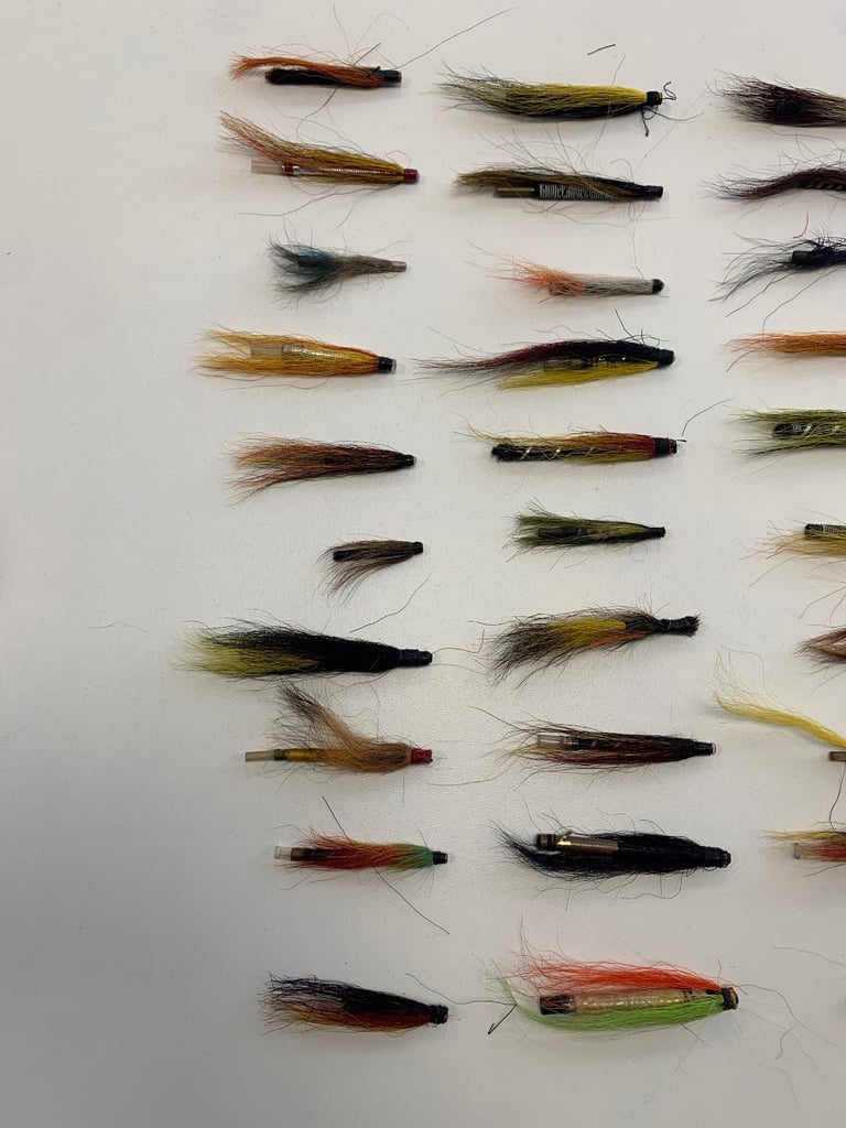 New salmon fly fishing tube flies £1 each 