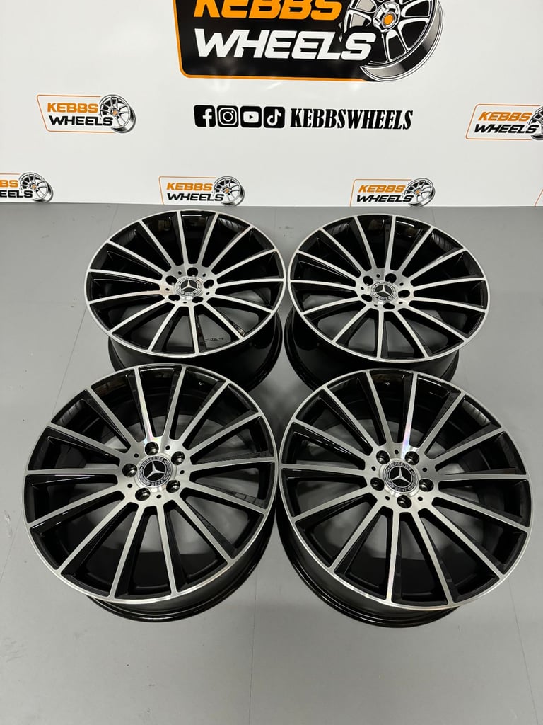 image for 20" MERCEDES TURBINE TWIST REPLACEMENT ALLOY WHEELS C CLASS E CLASS S CLASS 