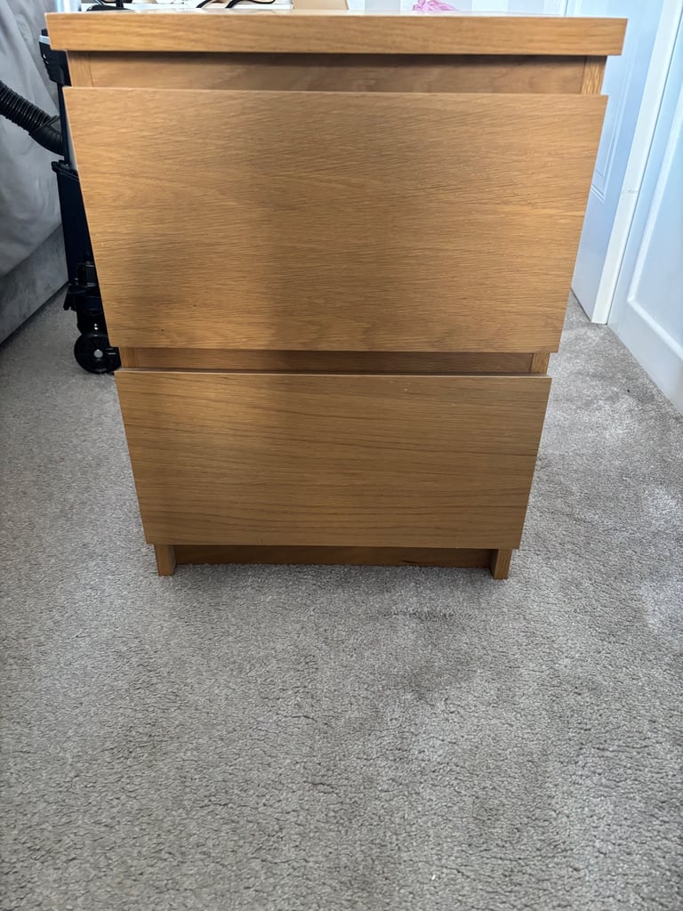 Bed side Drawers , mirror & light shade 