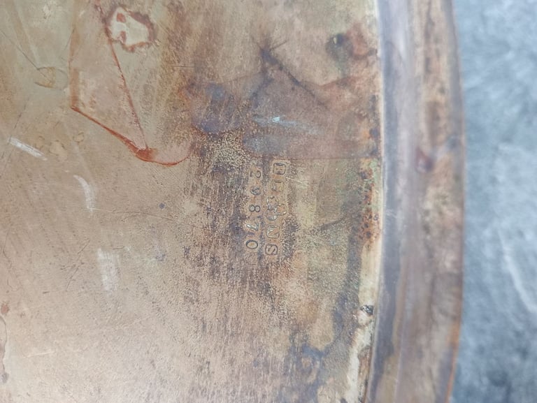 1885/6 large silver plate tray antique tray Victorian tray