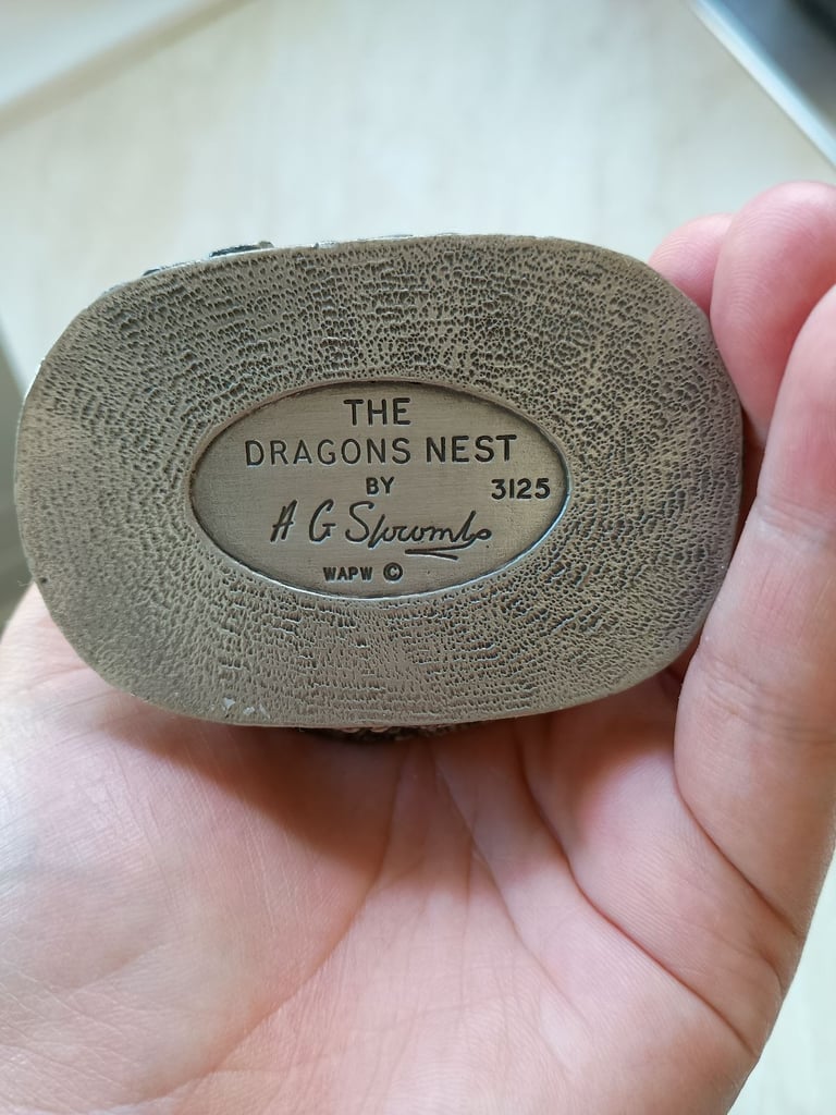 Awesome dragon ornament, A G slocombe - the dragon's nest