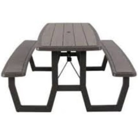 Lifetime 6ft (1.82m) Craftsman Folding Picnic Table with 2 Bench in Grey |  in Wigan, Manchester | Gumtree