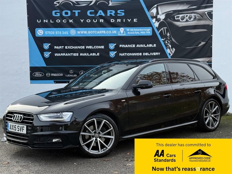 2015 Audi A4 Avant 2.0 TDI Black Edition Plus Euro 5 (s/s) 5dr ESTATE Diesel Manual
