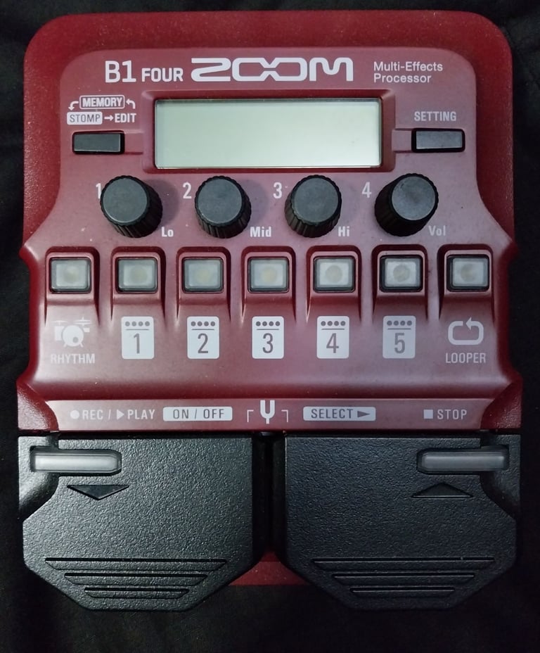 image for Zoom B1 four bass multi effects pedsl OFFER