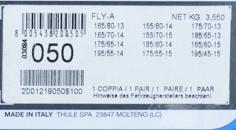 Koenig 'Fly-A' Wheel Chains - Size 50