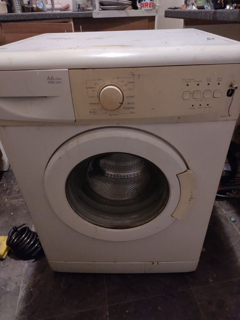 Working washing machine