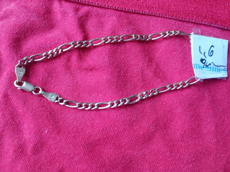 image for Gold 9 ct Figaro bracelet 