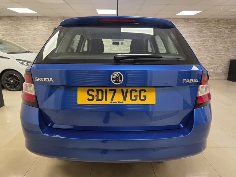 SKODA FABIA 1.0 S Blue Manual Petrol 2017 WARRANTY 12 MONTHS MOT