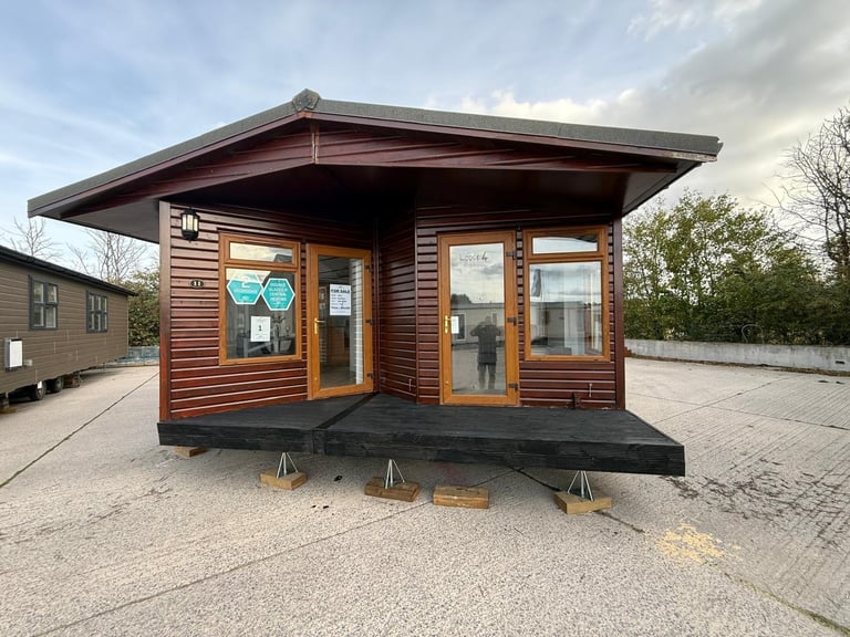 2 Bed Offsite Twin Lodge for Own Land, Farms, Self Build - Bath, Ensuite, DG, CH