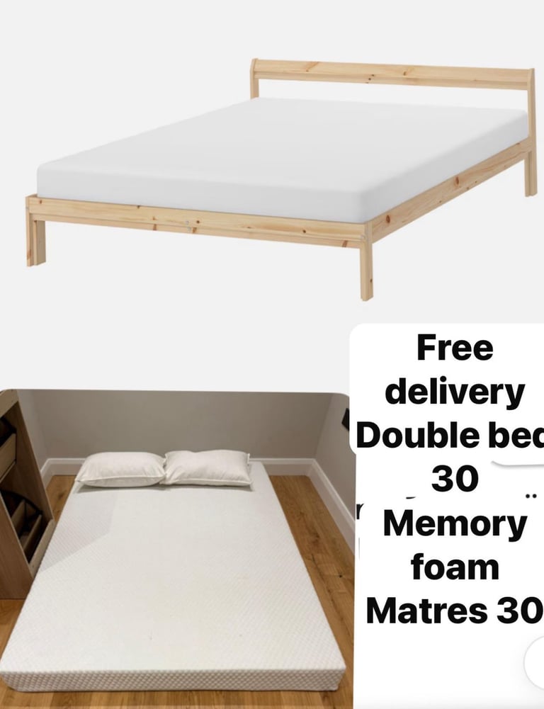 image for Memory foam Matress and bed with delivery 