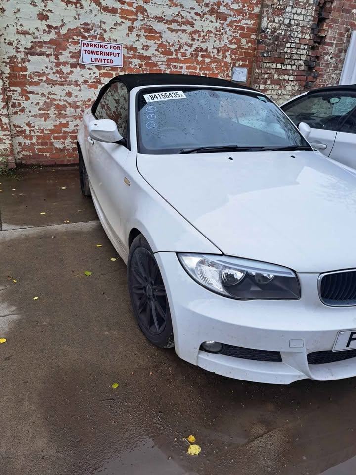 BMW 120D MSPORT LCI E88 DISMANTLING PARTS BUMPER LIGHT BONNET DOOR LIGHT SLAM PANEL MIRROR