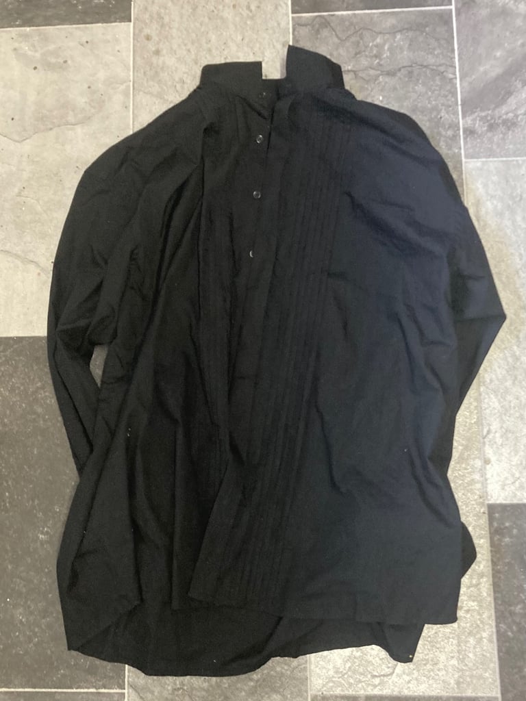 image for Pleated waiter shirt XXL black