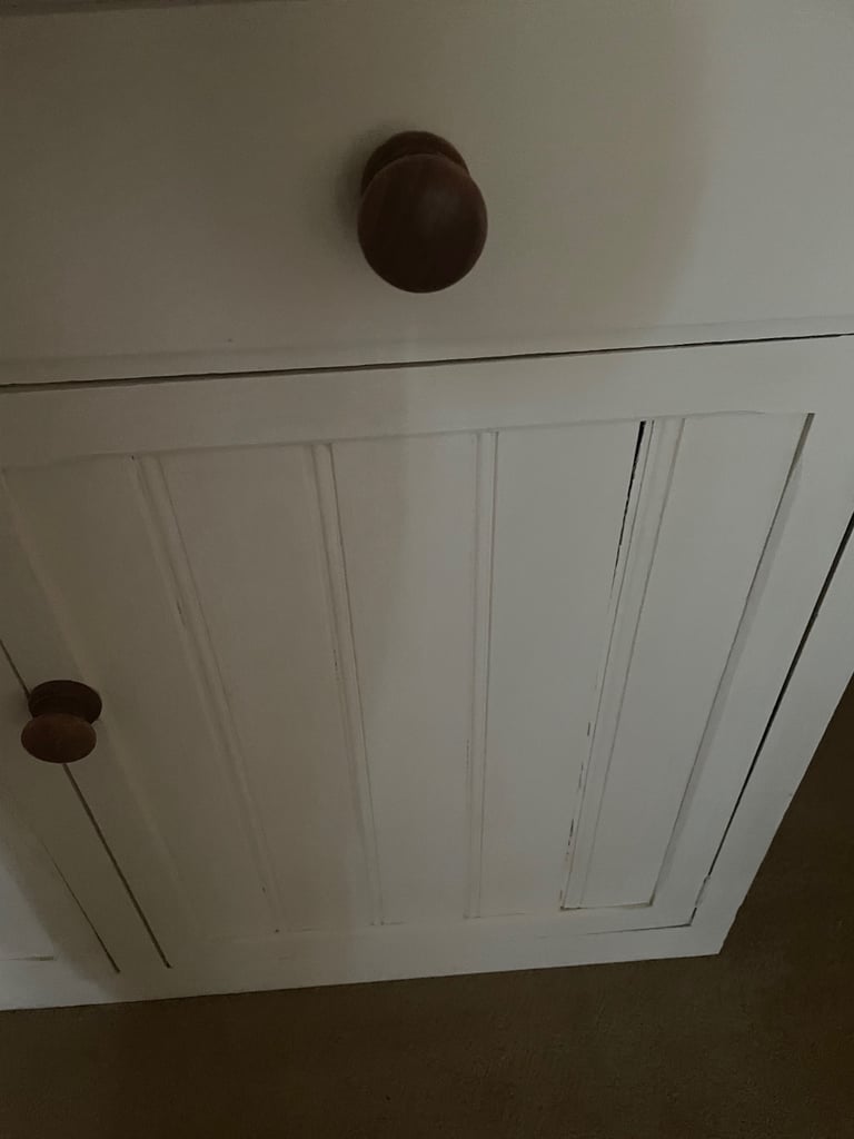 Painted pine vintage dresser.