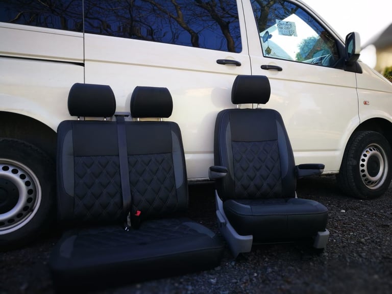 Vw t5 t6 front seats upholstered. New