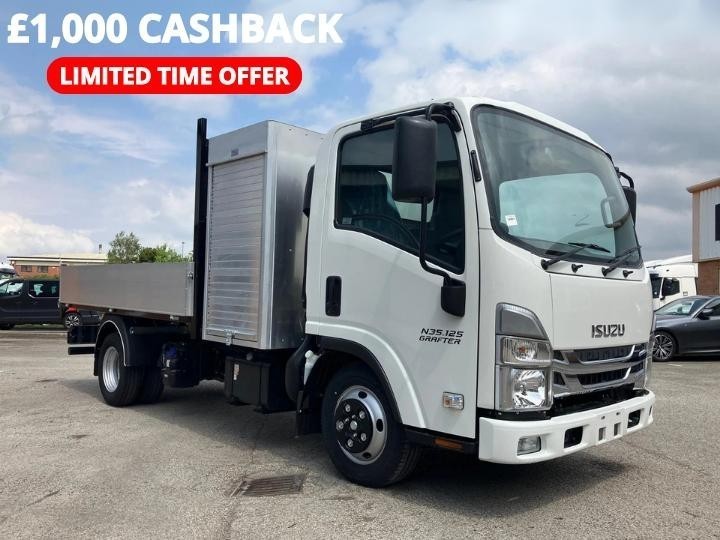 NEW ISUZU TIPPER GRAFTER N35.125T LWB TOOL POD CHASSIS CAB - £35,997 + Vat