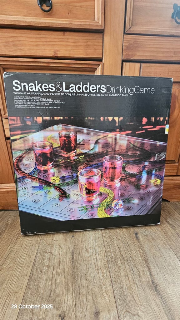 Large Adults Snakes and Ladders drinking game